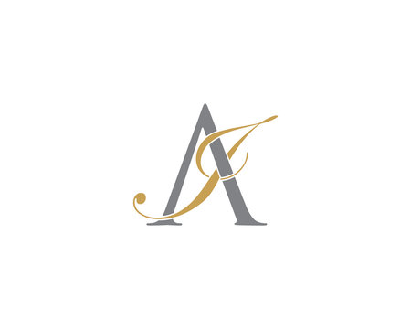 AJ JA AI IA Letter Logo Icon 002