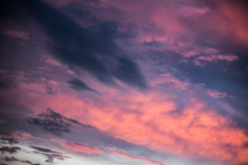 Obraz premium dramatic sky with clouds