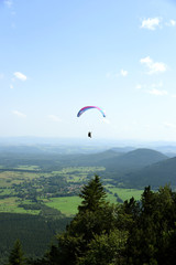 Vols de parapentes à la montagne