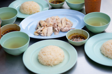 Hainanese chicken rice