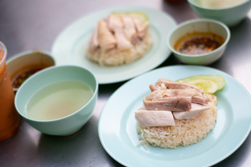 Hainanese chicken rice