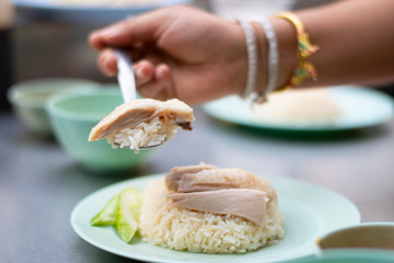 Hainanese chicken rice