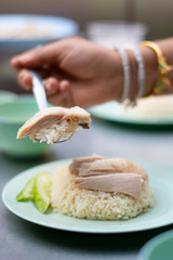 Hainanese chicken rice