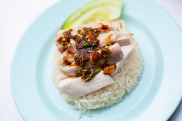 Hainanese chicken rice