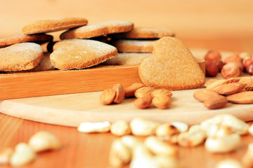 Gingerbread Cookies and Nuts