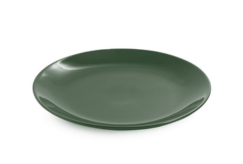 plate on white background