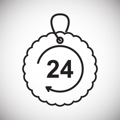 Online shopping tag icon on white background for graphic and web design, Modern simple vector sign. Internet concept. Trendy symbol for website design web button or mobile app