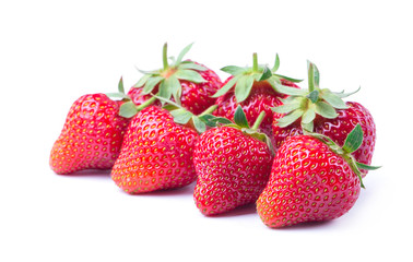Strawberry isolated on white background. Clipping Path