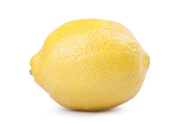 Lemon isolated on white background. With clipping path