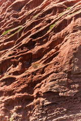 red sand rock as background
