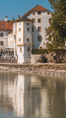 Smartphone HD wallpaper of beautiful view at Passau - Danube - Bavaria - Germany