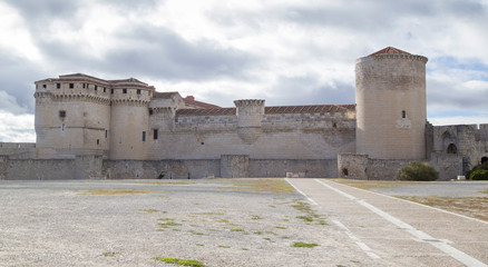 medieval castle of cuellar, segovia- spain