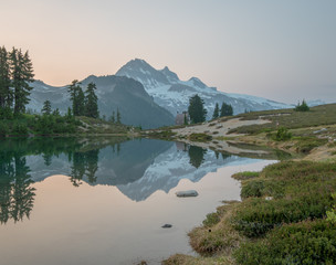 Hiking elfin lakes and rampart ponds in the garibaldi provincial park