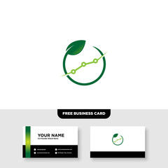 Financial Logo Template, Accounting Logo Template, and Business Card