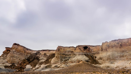 Fototapeta premium Paul Bunyon Toilet rock formation in Utah.