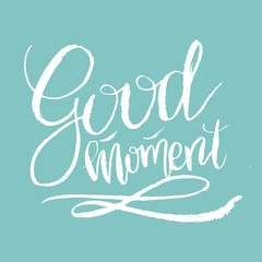 Obraz premium Motivation hand drawn doodle lettering poster