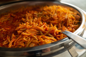 Malloreddus allo zafferano con sugo 