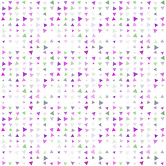 Abstract seamless pattern background with multi-colored varied triangles.