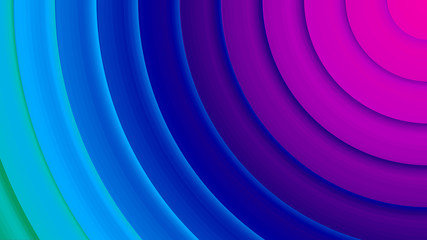 Background with circles in a paper style. With a variety of colors.