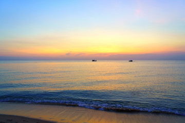sunset on the Long beach , Phu Quoc, Vietnam