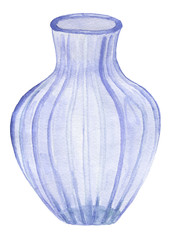 Waterdolor color vase
