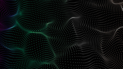 Obraz premium Colorful background of flowing fabric. Smooth and soft.