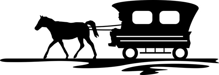Horse-Drawn Carriage Vintage