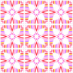Obraz premium Seamless background pattern with a variety of multicolored lines.