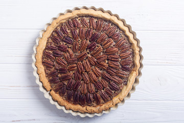 Autumn american pecan pie