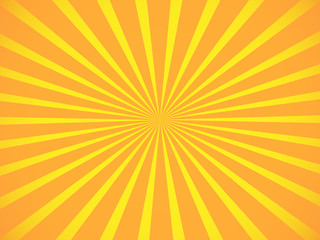 Beautiful background concept for circus with orange and yellow circular rays