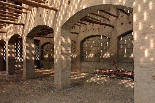 Antiguo secadero de tabaco en la vega de Granada 
