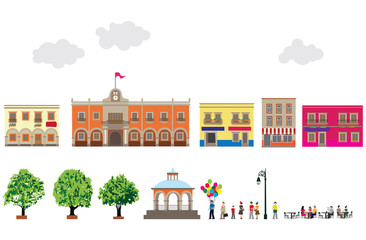 Pueblo Mexico Elementos © JuanPablo