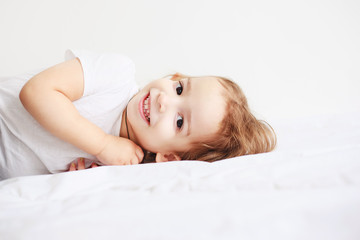 Obraz premium Girl child smiling