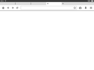 Tablet mobile browser window vector illustration.