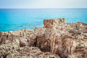 beautiful beach in the nature