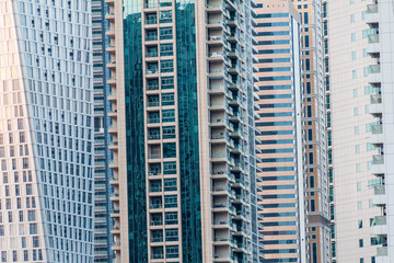 High rise buildings of Dubai Marina, UAE