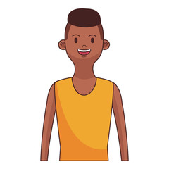 man afroamerican avatar portrait