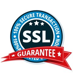 SSL Secure label illustration