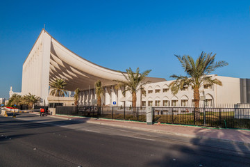 KUWAIT CITY, KUWAIT - MARCH 17, 2017: Building of the National Assembly of Kuwait.