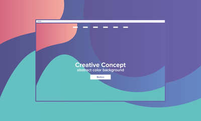 Abstract geometric background with bright colors. Creative web design concept for start page. User experience