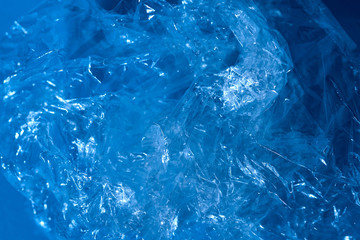 plastic waste. plastic film