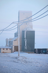Fototapeta na wymiar Winter Frost Saskatchewan