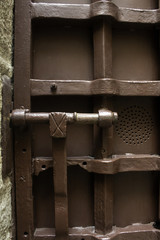 Iron jail door