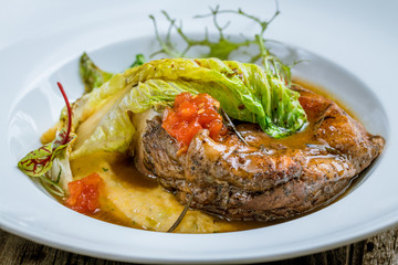 Osso Buko on plate