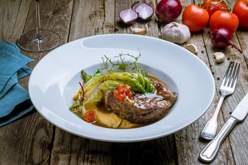 Osso Buko on plate