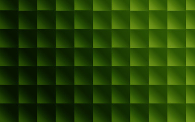 Green square pattern background