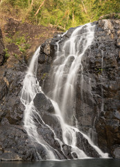 Fototapeta na wymiar waterfall in forest, Cambodia 