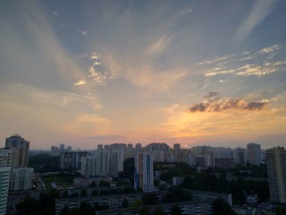 Fototapeta premium Закат в дали