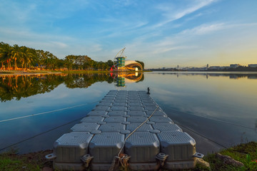 Sunrise / sunset at Pullman Lake Putrajaya, Malaysia