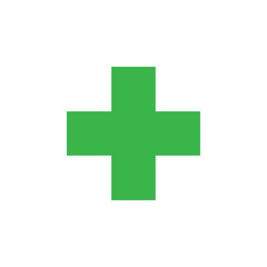 Healthcare cross icon graphic design template vector